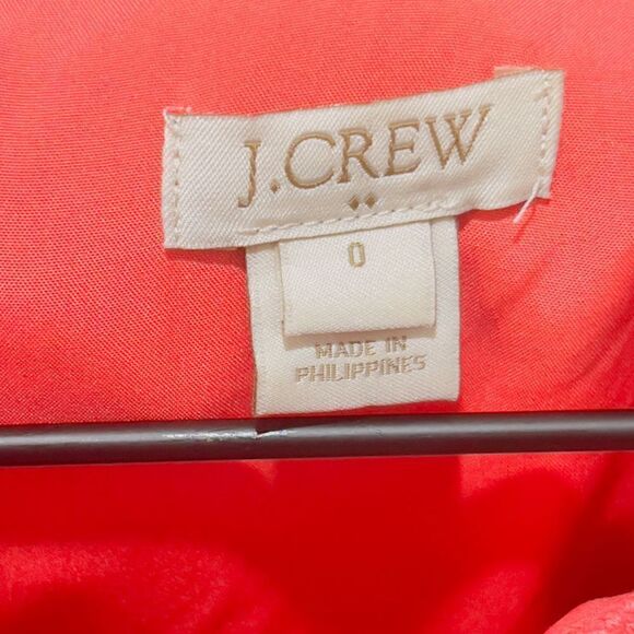 J. Crew Coral Dress Size 0 - Picture 3 of 3
